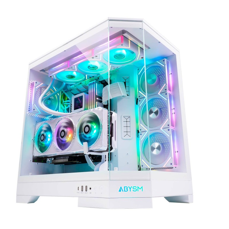 ABYSM Gaming Caja E-ATX Danube Sava H600 White