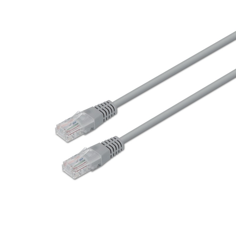 AISENS - CABLE DE RED LATIGUILLO RJ45 LSZH CAT.6 UTP AWG24, GRIS, 1.0M
