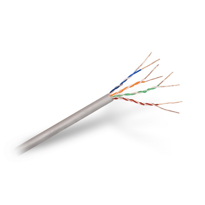 AISENS - CABLE DE RED RJ45 CAT.5E UTP FLEXIBLE AWG24, GRIS, 305M