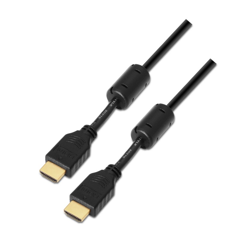 AISENS - CABLE HDMI ALTA VELOCIDAD / HEC CON FERRITA, A/M-A/M, NEGRO, 7.0M