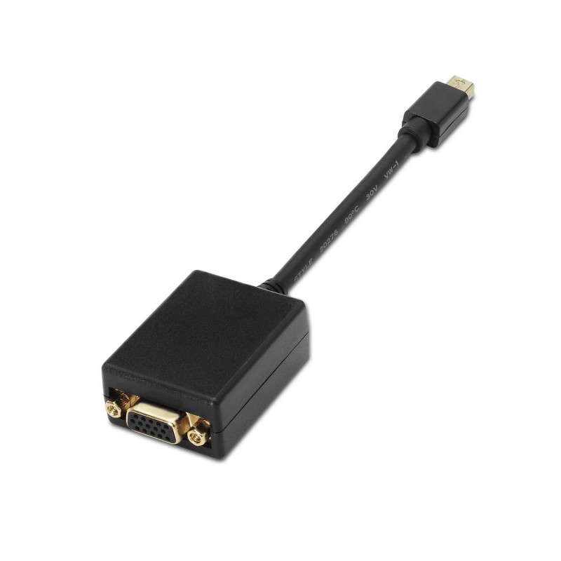 AISENS - CONVERSOR MINI DP A SVGA, MDP/M-SVGA/H, NEGRO, 15CM