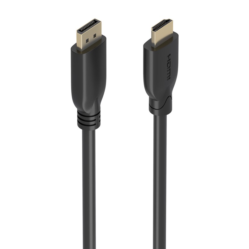 AISENS A125-0920 adaptador de cable de vídeo 5 m DisplayPort HDMI Negro