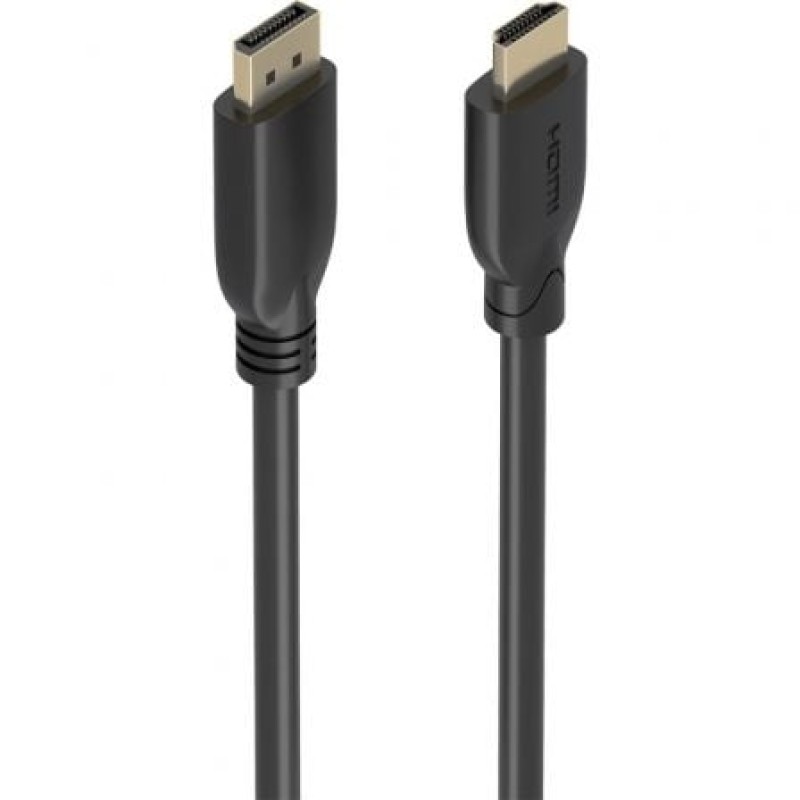AISENS A125-0922 adaptador de cable de vídeo 10 m DisplayPort HDMI Negro