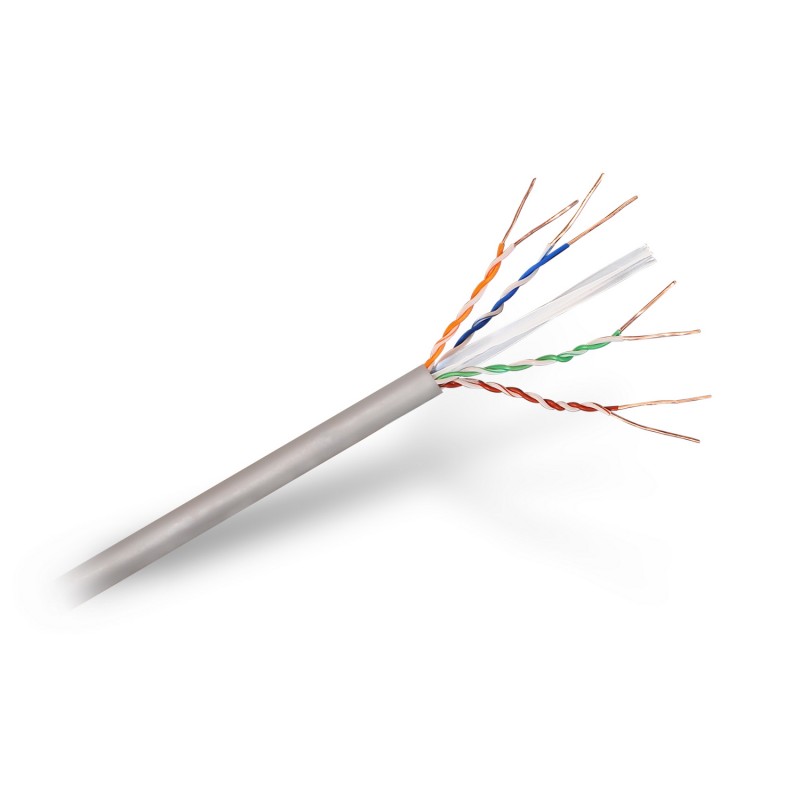 AISENS A135-0261 cable de red Gris 100 m Cat6 U/UTP (UTP)
