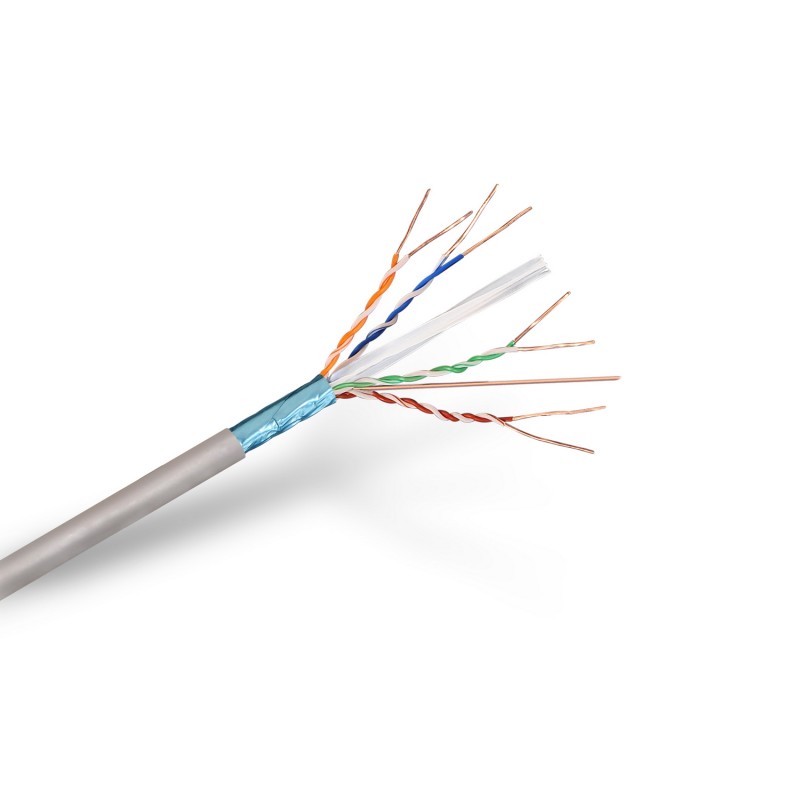 AISENS A136-0281 cable de red Gris 100 m Cat6 F/UTP (FTP)