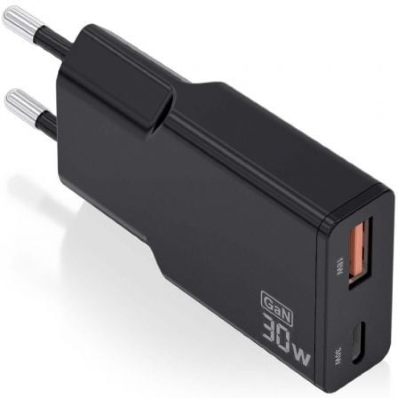 AISENS ASCH-30W2P047-BK cargador de dispositivo móvil Cámara digital, MP3, MP4, Teléfono móvil, Navegante, Portátil, Consola de juegos portátil,