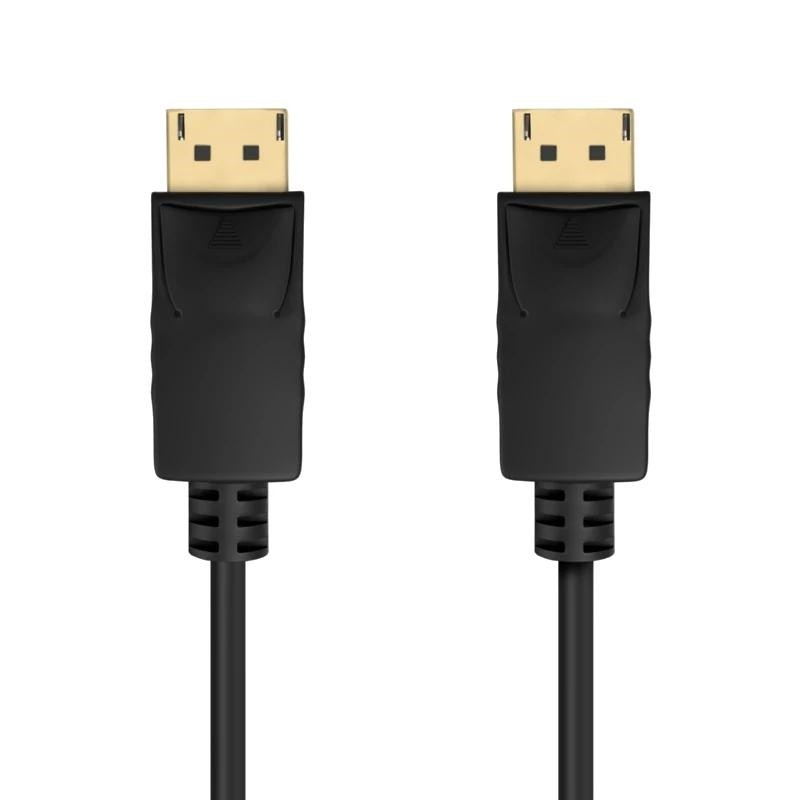 AISENS Cable DISPLAYPORT V1.2 CCS 4K@60Hz, DP/M-DP/M, Negro, 1.0m