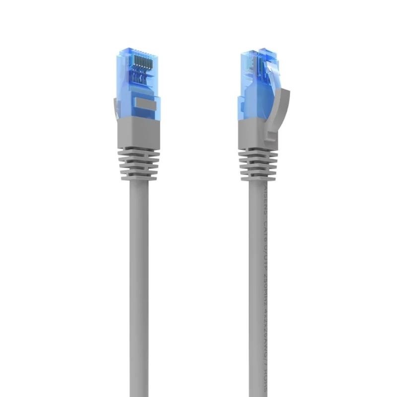 AISENS Cable De Red Latiguillo RJ45 Cat.6 UTP AWG26 CCA, Gris, 3.0 m
