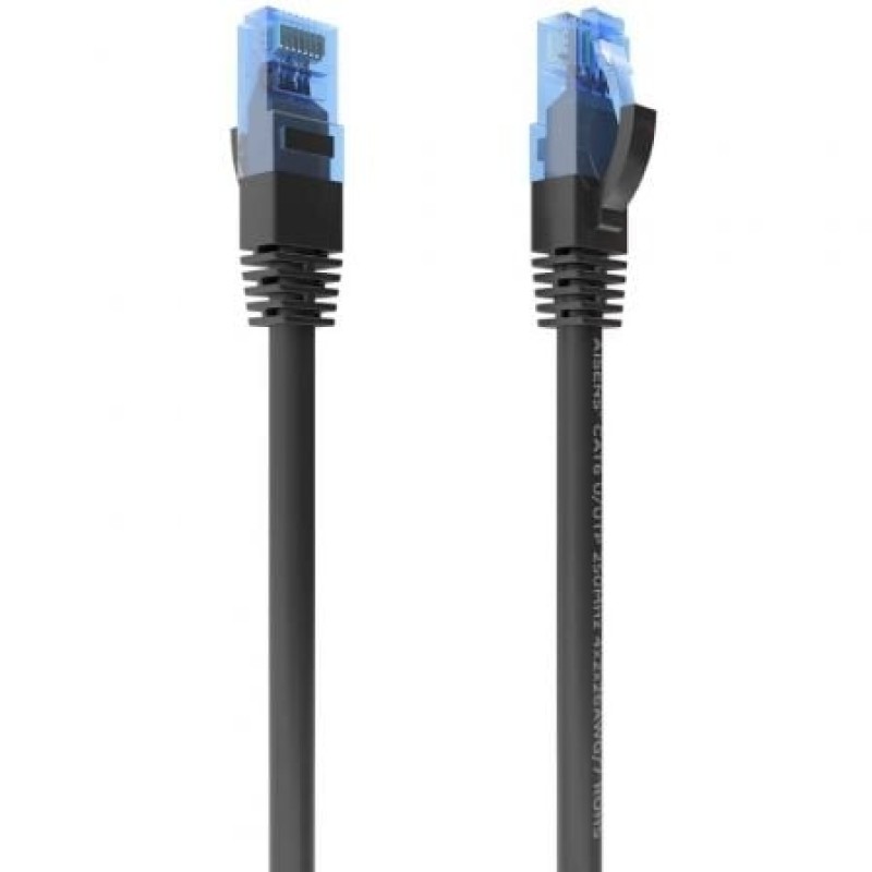 AISENS Cable De Red Latiguillo RJ45 Cat.6 UTP AWG26 CCA, Negro, 1.5 m