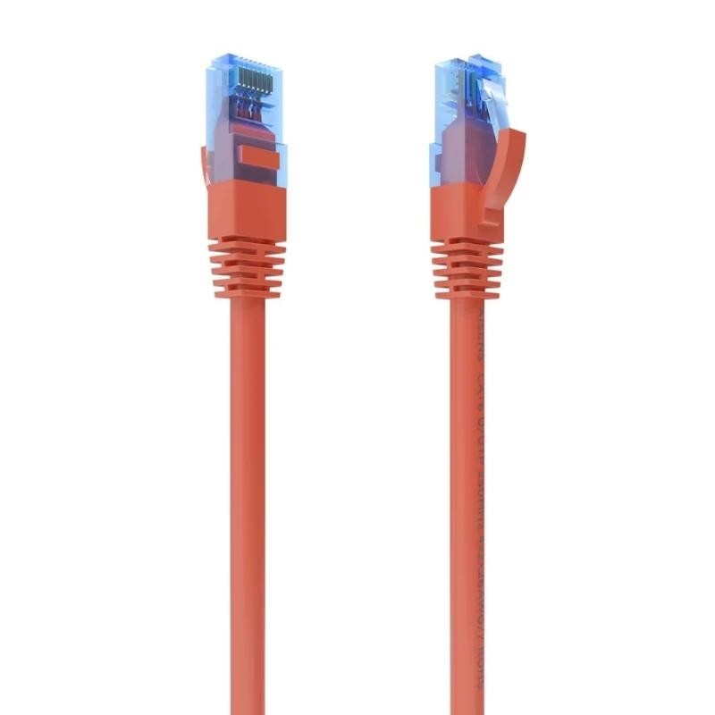 AISENS Cable De Red Latiguillo RJ45 Cat.6 UTP AWG26 CCA, Rojo, 1.0 m