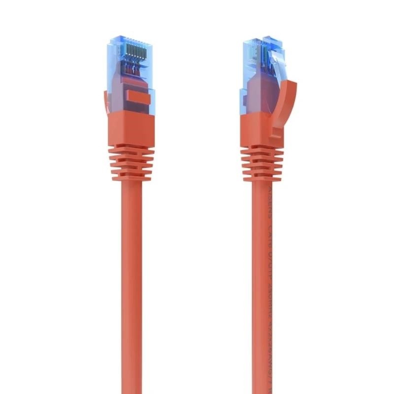 AISENS Cable De Red Latiguillo RJ45 Cat.6 UTP AWG26 CCA, Rojo, 25 cm