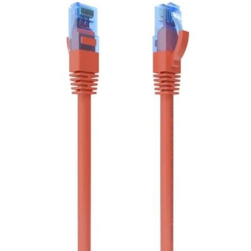 AISENS Cable De Red Latiguillo RJ45 Cat.6 UTP AWG26 CCA, Rojo, 5.0 m