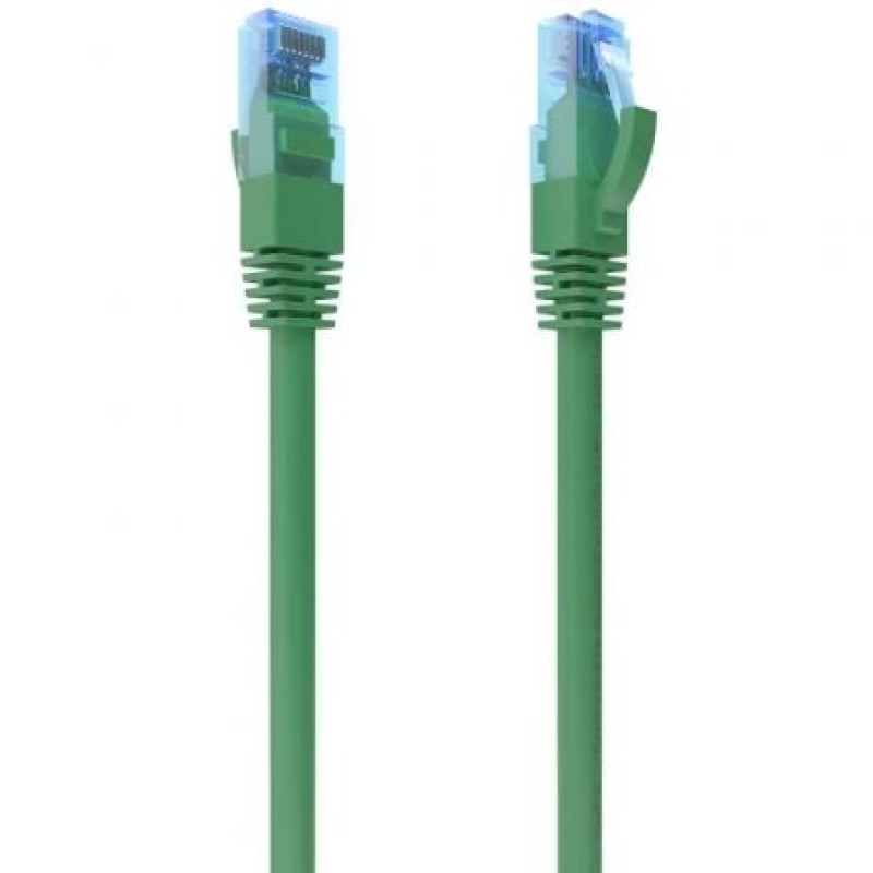 AISENS Cable De Red Latiguillo RJ45 Cat.6 UTP AWG26 CCA, Verde, 5.0 m