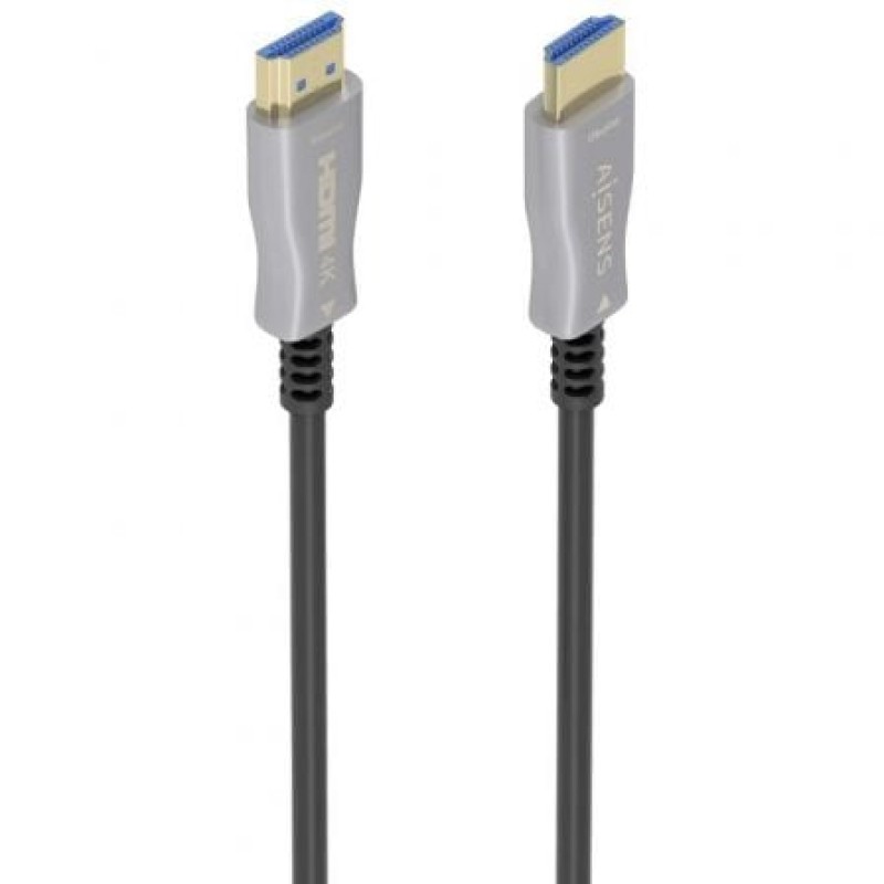 AISENS Cable HDMI V2.0 AOC Premium Alta Velocidad / HEC 4K@60Hz 18Gbps, A/M-A/M, Negro, 10 m