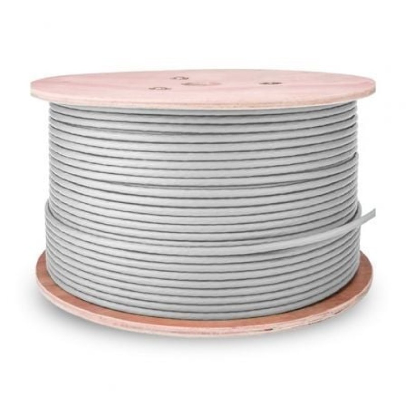 AISENS Cable de Red RJ45 Cat.6 UTP Rigido AWG23 CCA (Aleacion), Gris, 500m