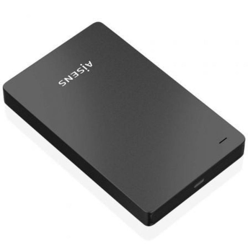 AISENS Caja Externa 2,5? 9.5mm SATA a USB-C USB3.1 Gen1, Negra
