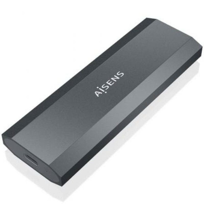 AISENS Caja Externa M.2 (NGFF) ASM2-029GR NVMe a USB3.2 Gen2, Gris