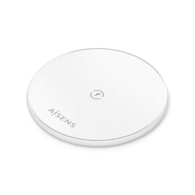 AISENS Cargador Inalambrico USB-C 15W Para Movil, Blanco