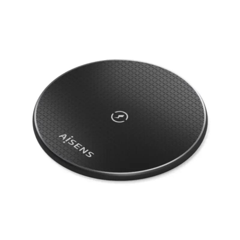 AISENS Cargador Inalambrico USB-C 15W Para Movil, Negro