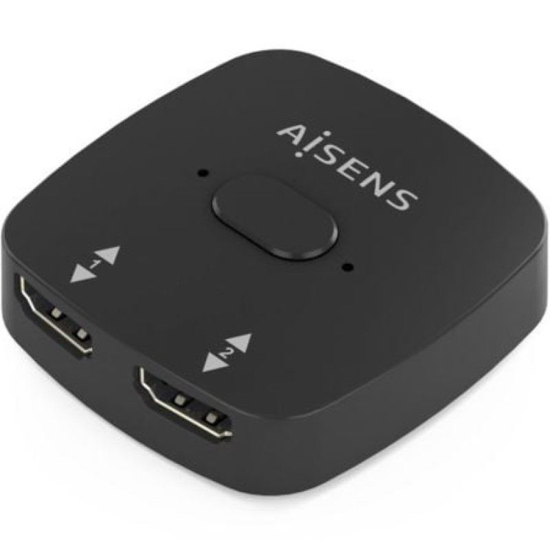 AISENS HDMI Conmutador Switch 4K@60Hz 2x1, Negro
