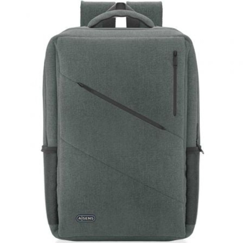 AISENS Mochila urbana y de oficina para portatil 15,6, Gris