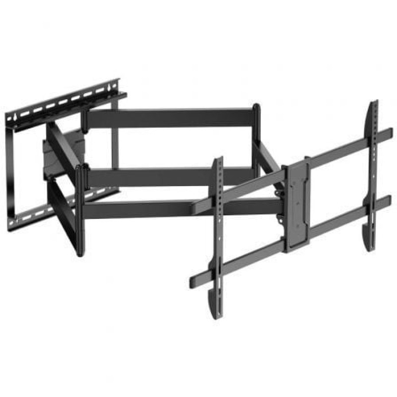 AISENS Soporte Eco Giratorio, Inclinable y Nivelable para Monitor/TV 60kg de 43"-90", Negro