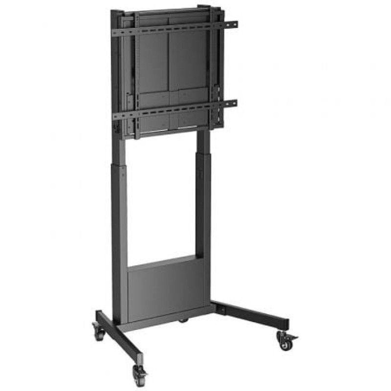 AISENS Soporte PRO de suelo contrapeso con ruedas para TV 60-90Kg de 60-100, Negro