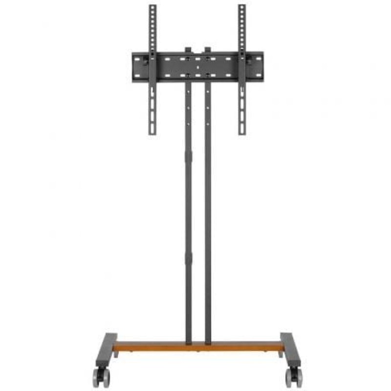 AISENS Soporte de Suelo ECO con Rueda para Monitor/Tv 35Kg de 32-55, Negro