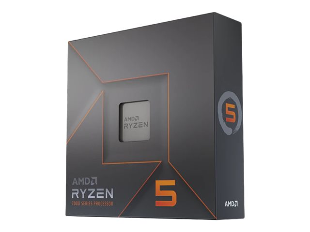 AMD Ryzen 5 7600X - Socket AM5 - 4.7 GHz (5.3 GHz max) - 6 cores - 12 hilos - 6 MB L2 - 32 MB L3 - 105W - Radeon Graphics - En caja - Sin ventilador