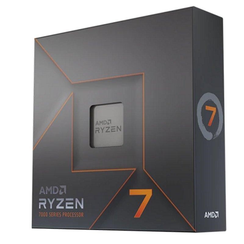 AMD Ryzen 7 7700X - Socket AM5 - 4.5 GHz (5.4 GHz max) - 8 cores - 16 hilos - 8 MB L2 - 32 MB L3 - 105W - Radeon Graphics - En caja - Sin ventilador