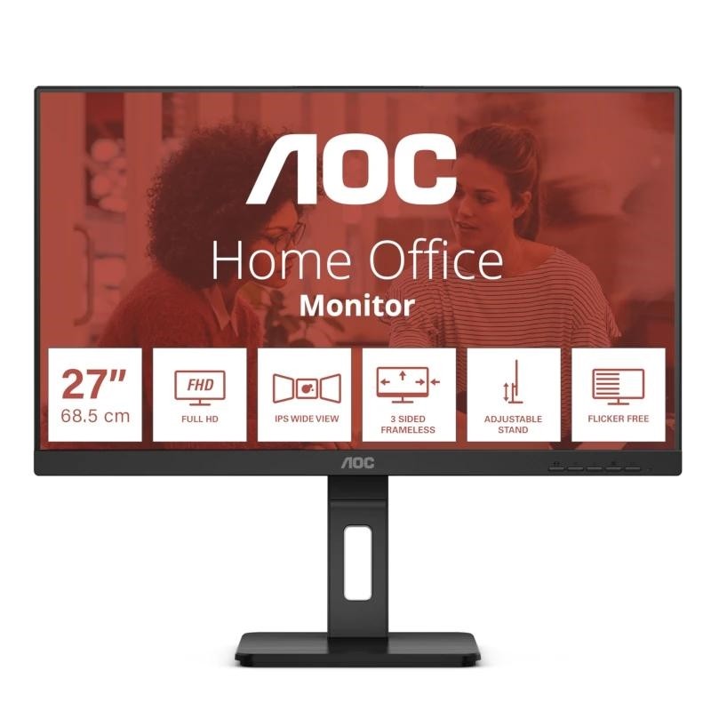 AOC E3 27E3QAF pantalla para PC 68,6 cm (27") 1920 x 1080 Pixeles Full HD LED Negro