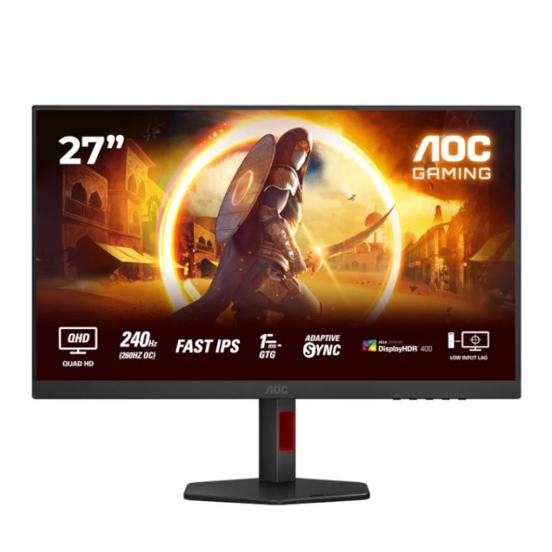 AOC G4 Q27G4ZR pantalla para PC 68,6 cm (27") 2560 x 1440 Pixeles Quad HD LED Negro, Rojo