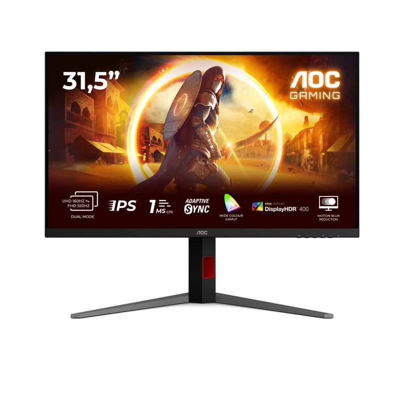 AOC G4 U32G4U pantalla para PC 80 cm (31.5") 3840 x 2160 Pixeles 4K Ultra HD Negro, Rojo