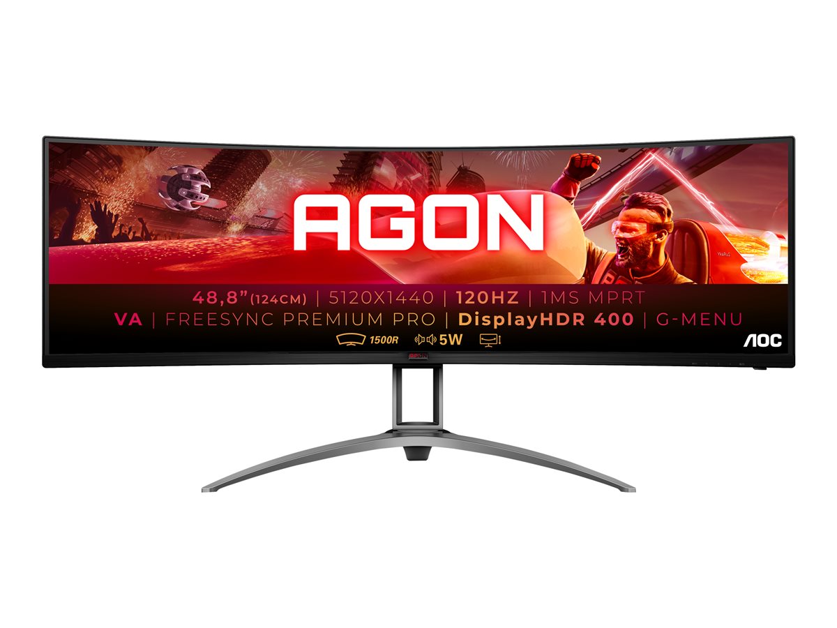 AOC Gaming AG493UCX - AGON Series - monitor LED - curvado - 49" - HDR
