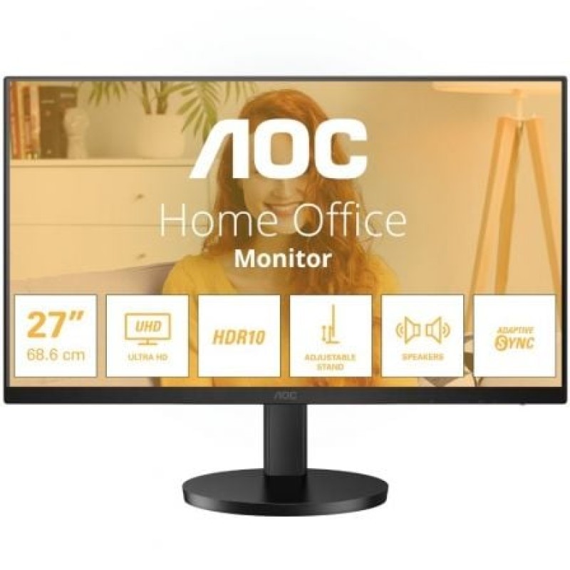 AOC U27B3AF pantalla para PC 68,6 cm (27") 3840 x 2160 Pixeles 4K Ultra HD LED Negro