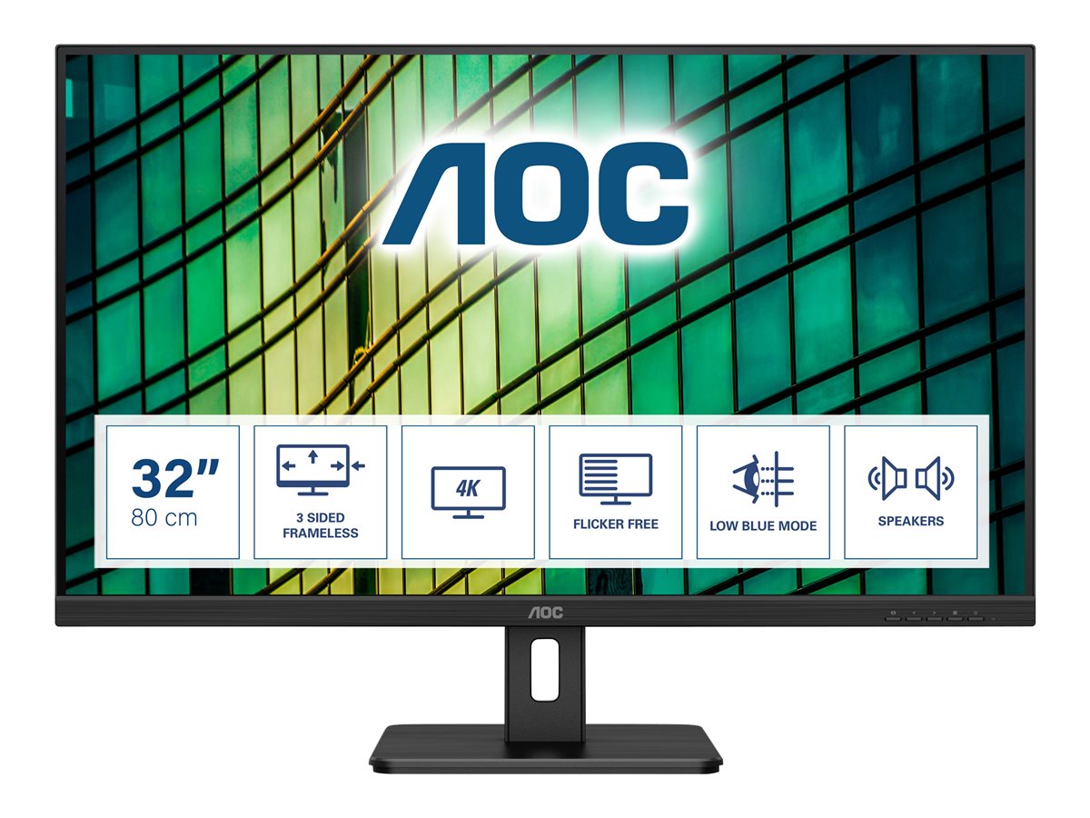 AOC U32E2N - monitor LED - 4K - 32"
