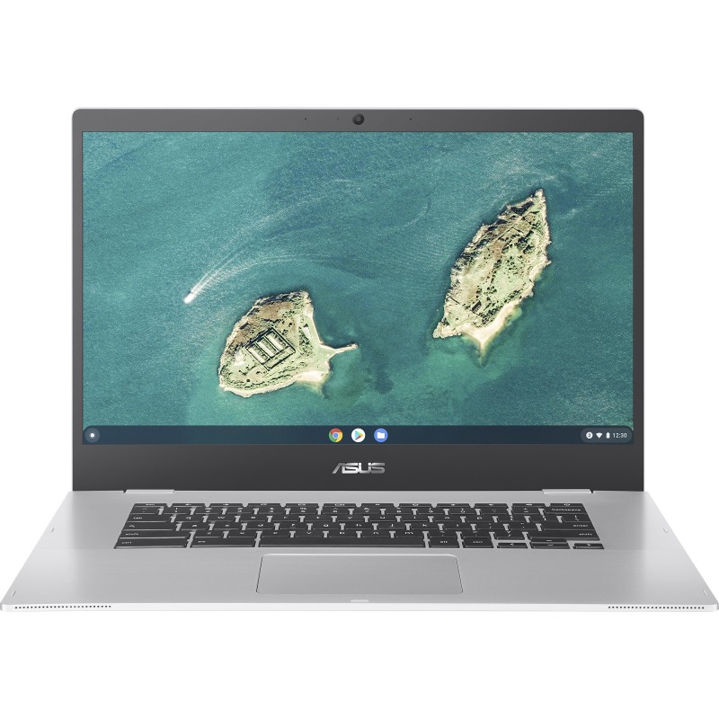 ASUS Chromebook CX1 CX1500CNA-EJ0101 - Portátil 15.6" Full HD (Celeron N3350, 8GB RAM, 32GB eMMC, HD Graphics 500, Chrome OS) Plata Transparente - Te