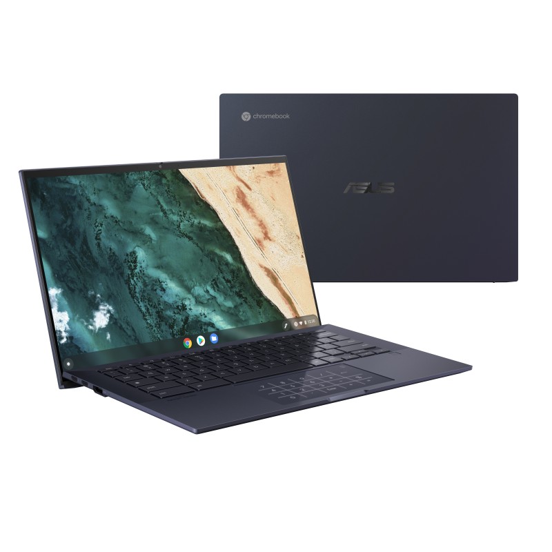 ASUS Chromebook CX9 CX9400CEA-KC0172 - Portátil 14" Full HD (Core i5-1135G7, 8GB RAM, 256GB SSD, Iris Xe Graphics, Chrome OS) Negro Estrella - Teclad