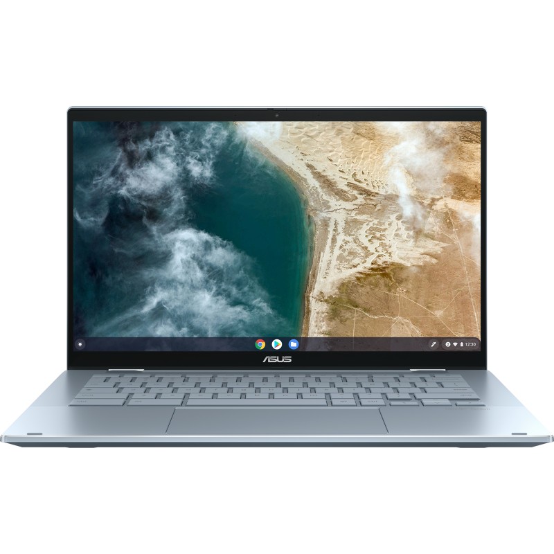 ASUS Chromebook Flip CX5 CX5400FMA-AI0191 - Portátil 14" Full HD (Core i3-1110G4, 8GB RAM, 256GB SSD, UHD Graphics, Chrome OS) Azul - Teclado QWERTY
