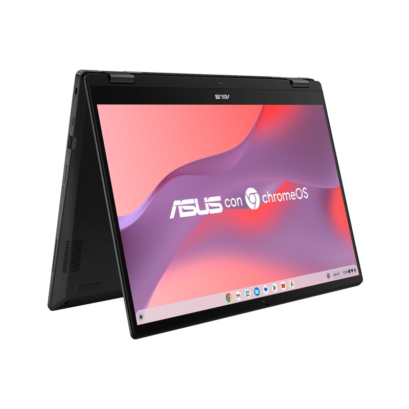 ASUS Chromebook Flip CX5 CX5601FBA-MC0015 - Portátil 16" WUXGA (Core i5-1235U, 16GB RAM, 256GB SSD, UHD Graphics, Chrome OS) Gris mineral - Teclado Q