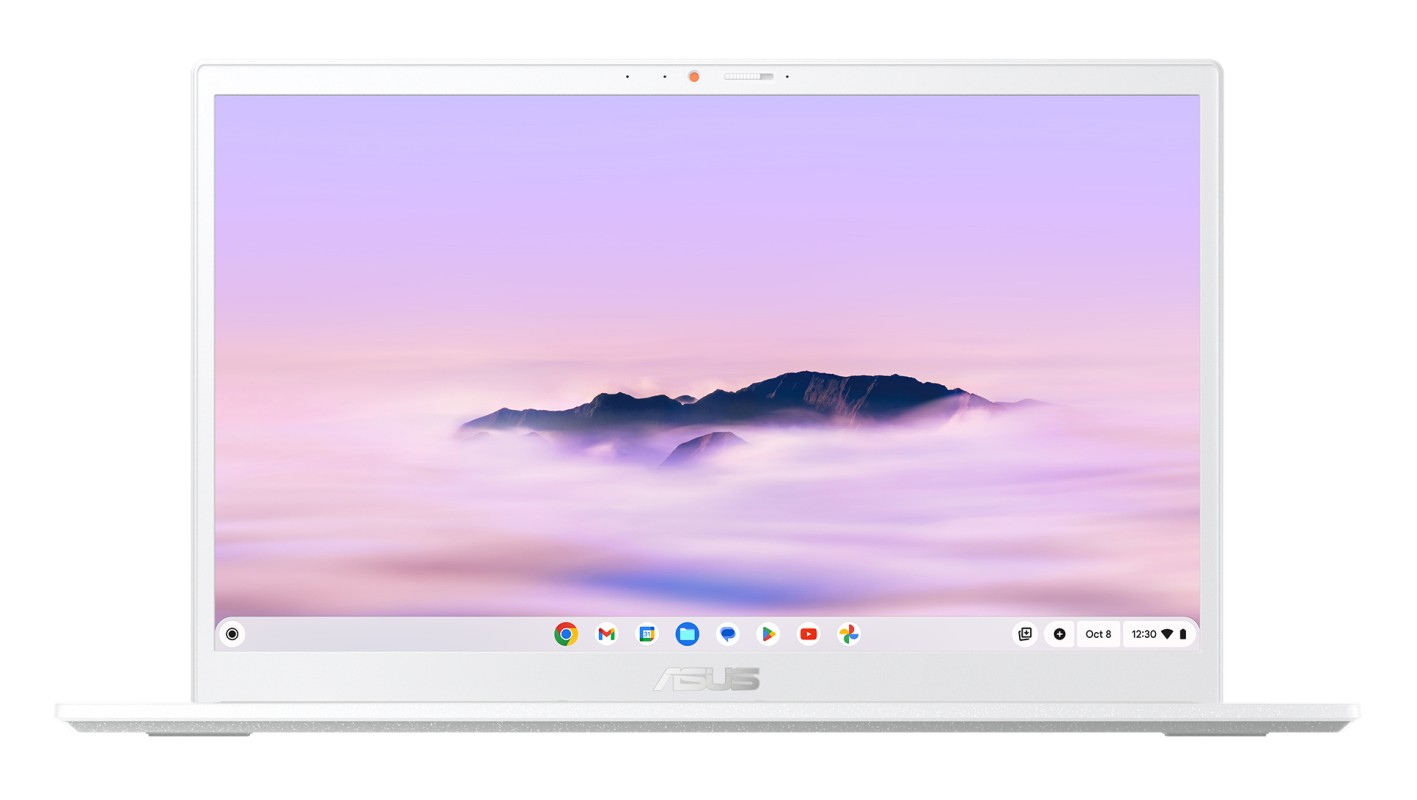 ASUS Chromebook Plus CX34 CX3402CVA-PQ1363 - Ordenador Portátil 14" Full HD (Intel Core 3 100U, 8GB RAM, 256GB UFS, Graphics, ChromeOS) Blanco Perla