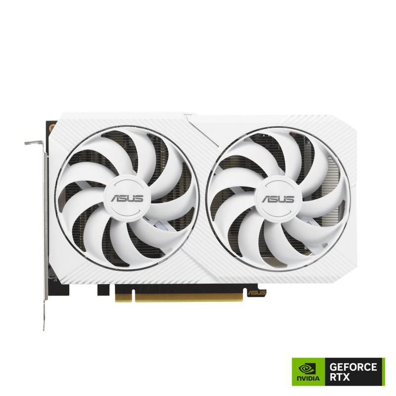 ASUS DUAL-RTX3060-O8G-WHITE NVIDIA GeForce RTX 3060 8GB GDDR6