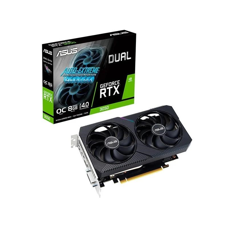 ASUS Dual -RTX3050-O8G-V2 NVIDIA GeForce RTX 3050 8GB GDDR6