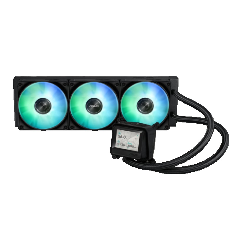 ASUS MAX GAMING LC 360 ARGB LCD Procesador Sistema de refrigeración líquida todo en uno 12 cm Negro