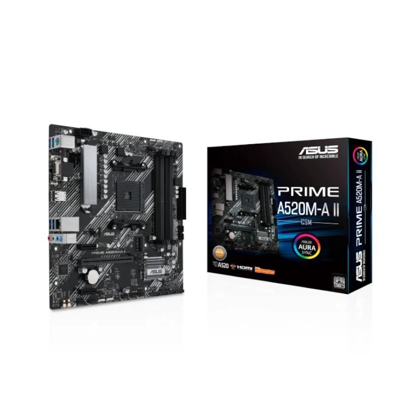 ASUS PRIME A520M-A II/CSM AMD A520 Zócalo AM4 micro ATX