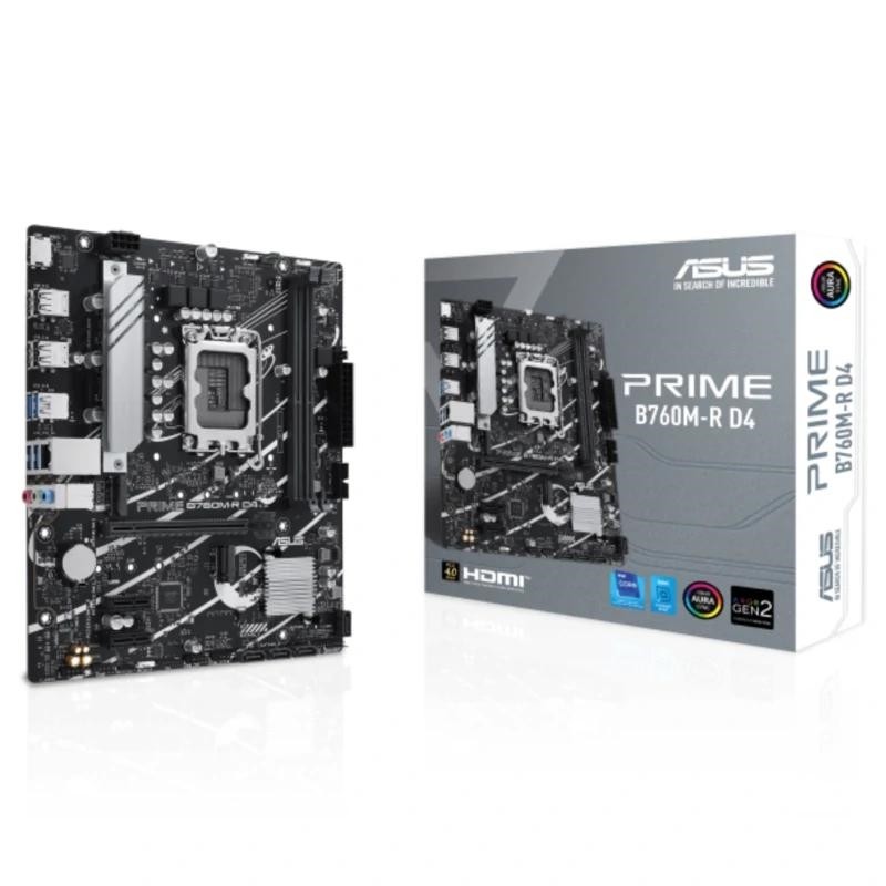 ASUS PRIME B760M-R D4 Intel B760 LGA 1700 micro ATX