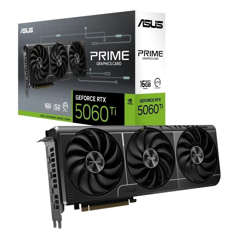 ASUS Prime -RTX5060TI-O16G NVIDIA GeForce RTX 5060 Ti 16GB GDDR7