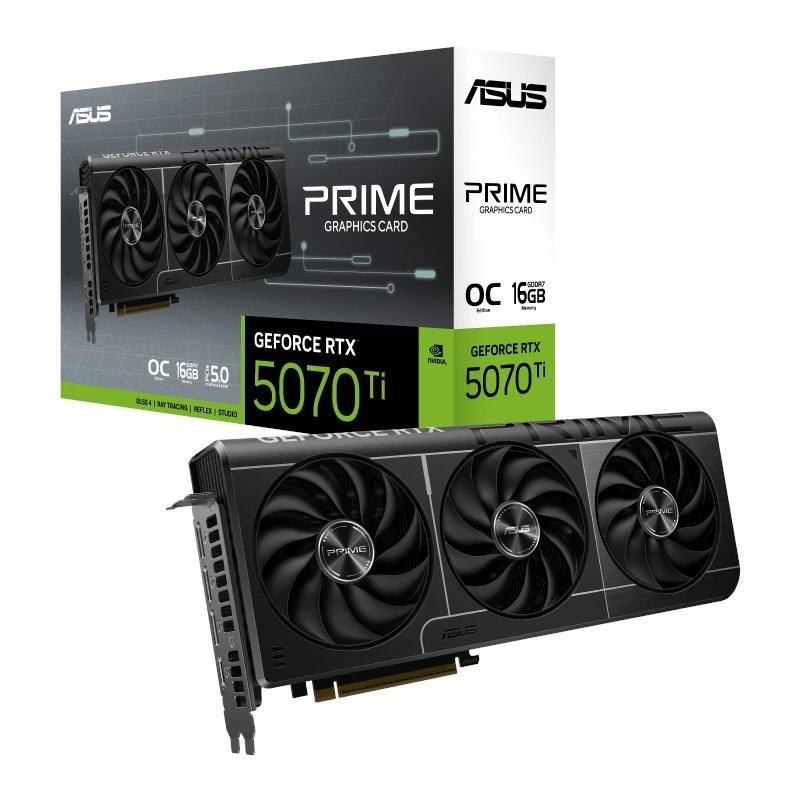 ASUS Prime -RTX5070TI-O16G NVIDIA GeForce RTX 5070 Ti 16GB GDDR7
