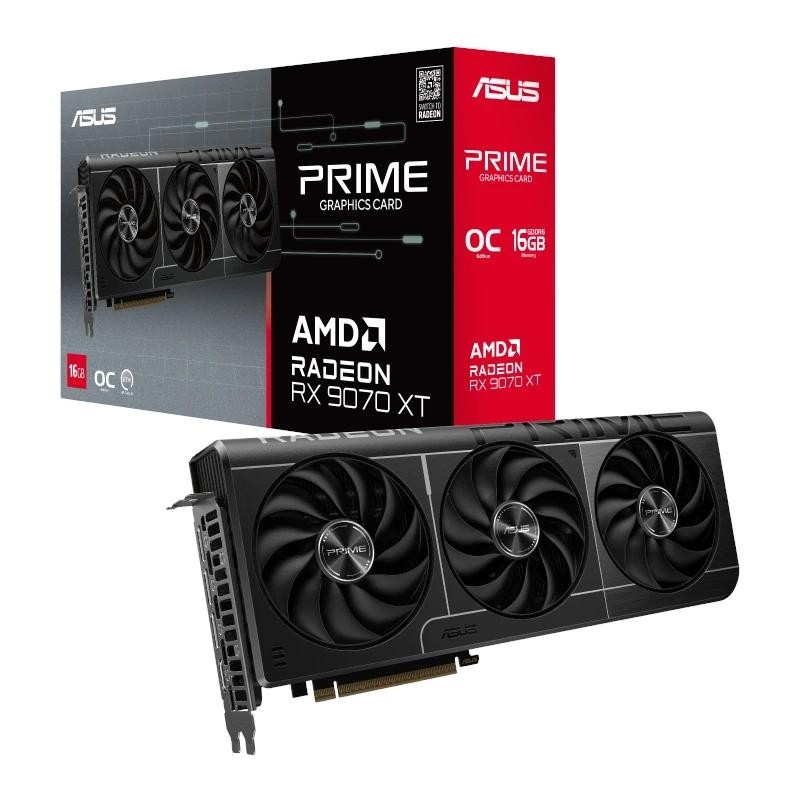 ASUS Prime -RX9070XT-O16G AMD Radeon RX 9070 XT 16GB GDDR6