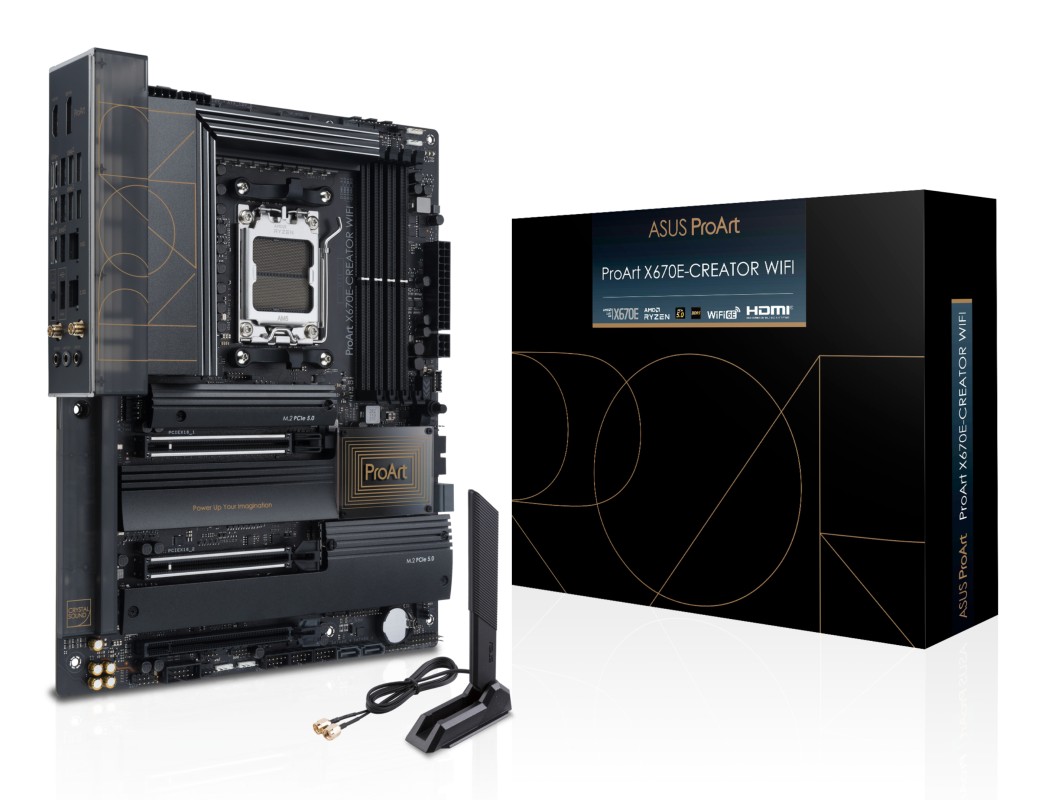 ASUS ProArt X670E-CREATOR WIFI AMD X670 Zócalo AM5 ATX